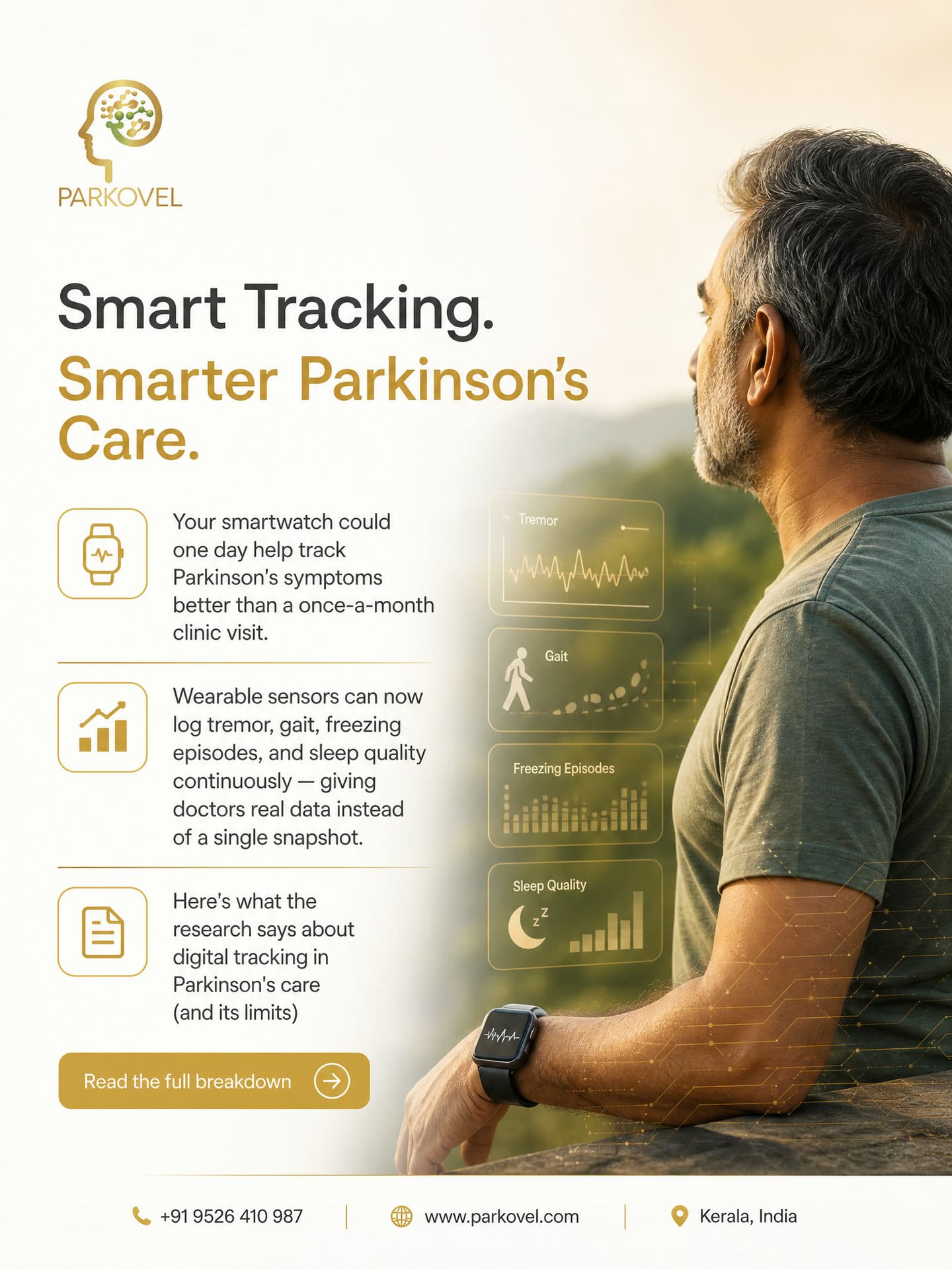 Wearable Sensors and Smartwatches: How Digital Technology Is Tracking Parkinson's Symptoms