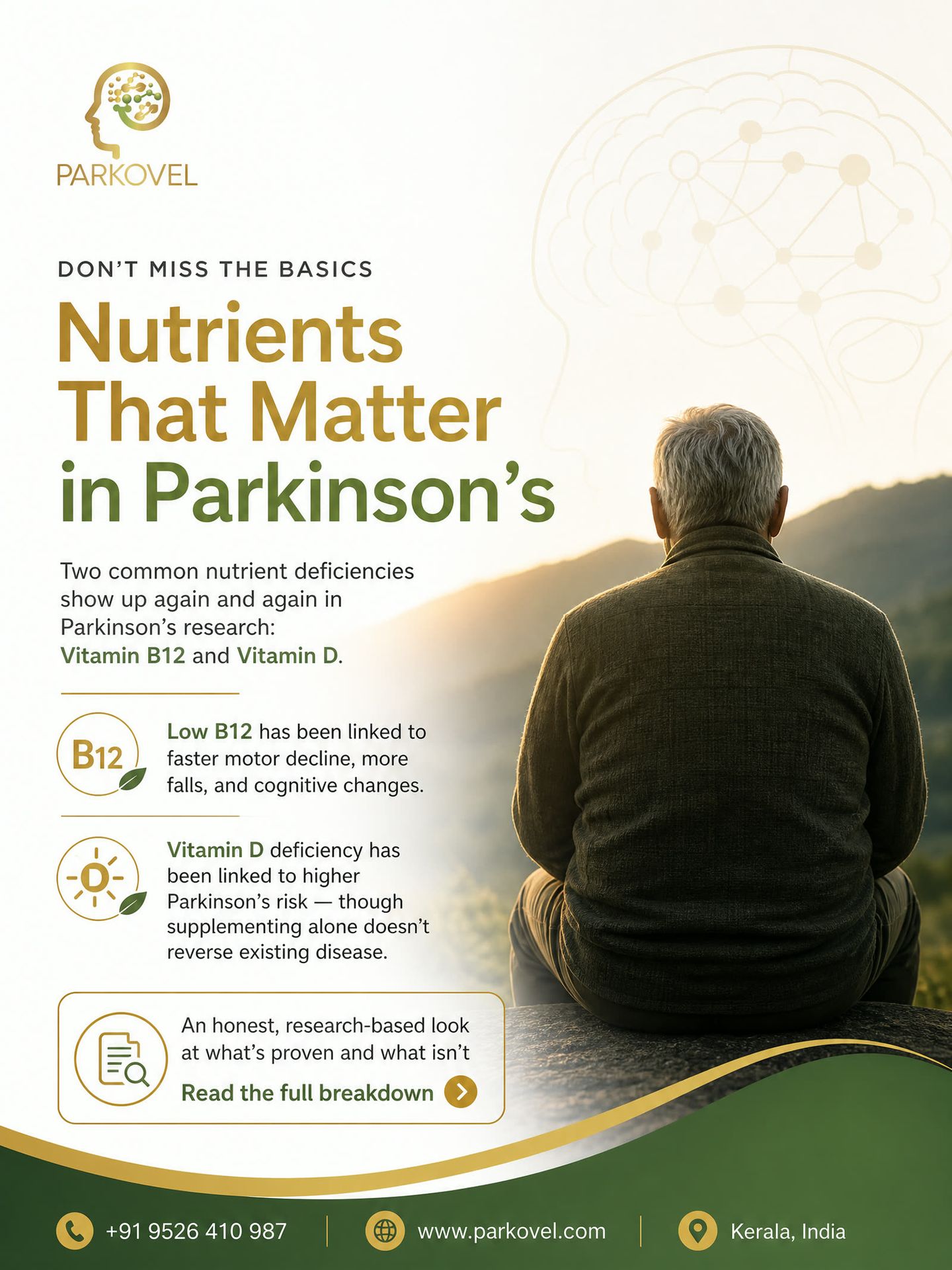 Vitamin B12 and Vitamin D in Parkinson's Disease: What the Research Really Shows