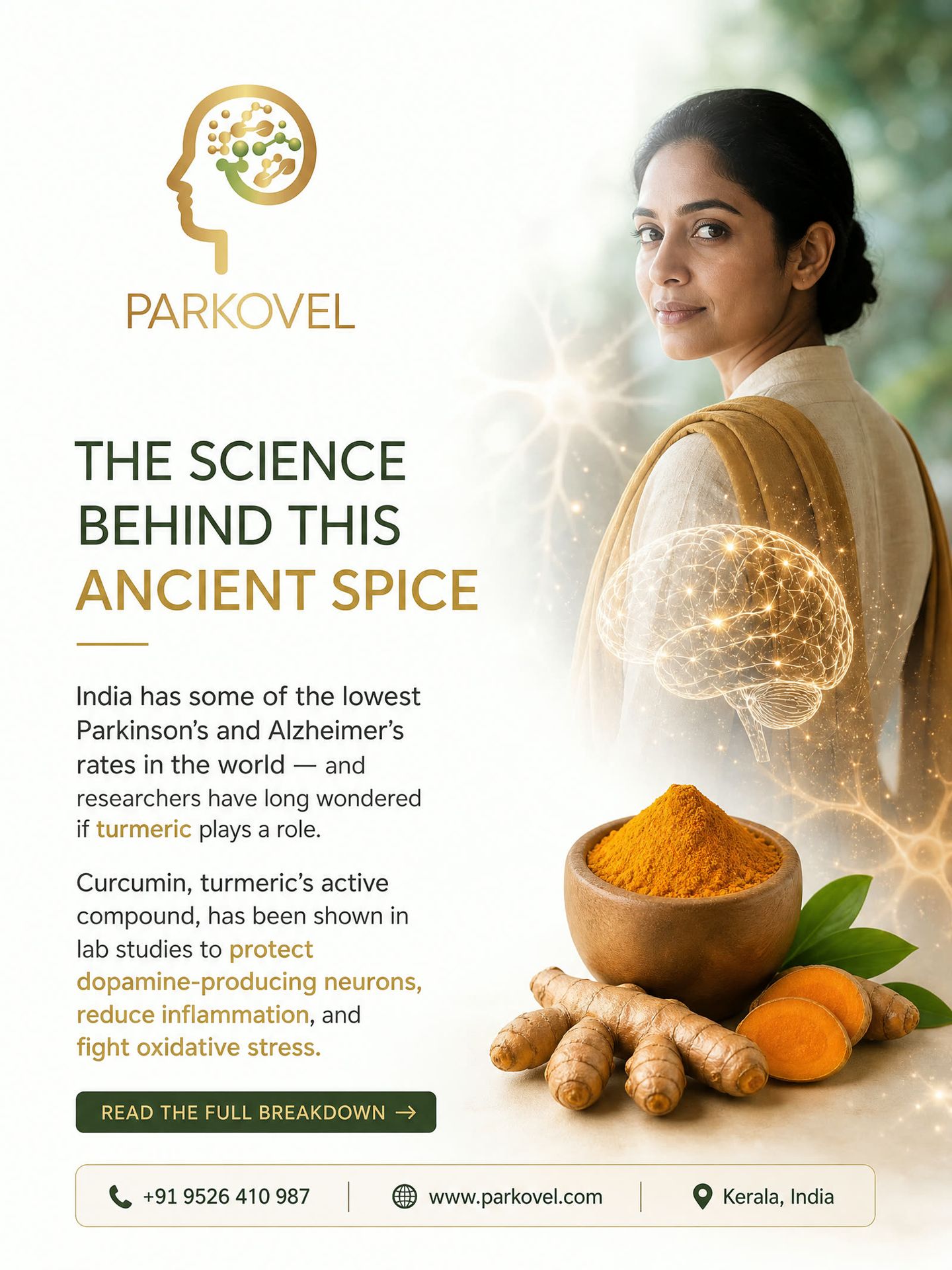 Curcumin and the Brain: The Neuroprotective Science Behind an Ancient Spice