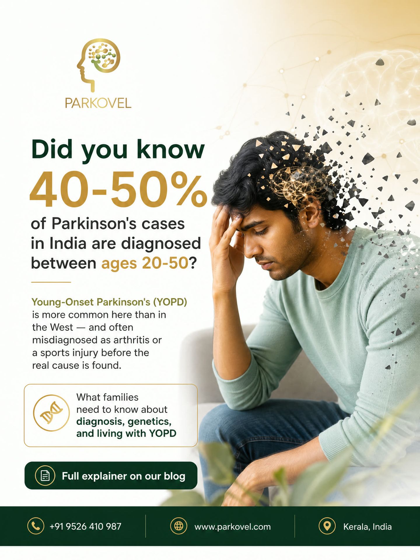 Young-Onset Parkinson's Disease: When Diagnosis Comes Before 50