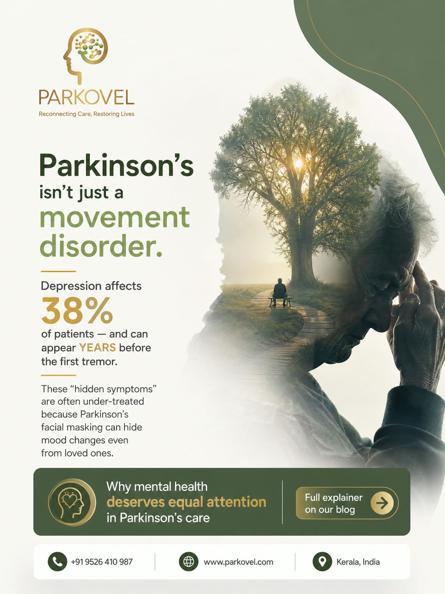 Depression, Anxiety and Cognitive Change: The Hidden Symptoms of Parkinson's