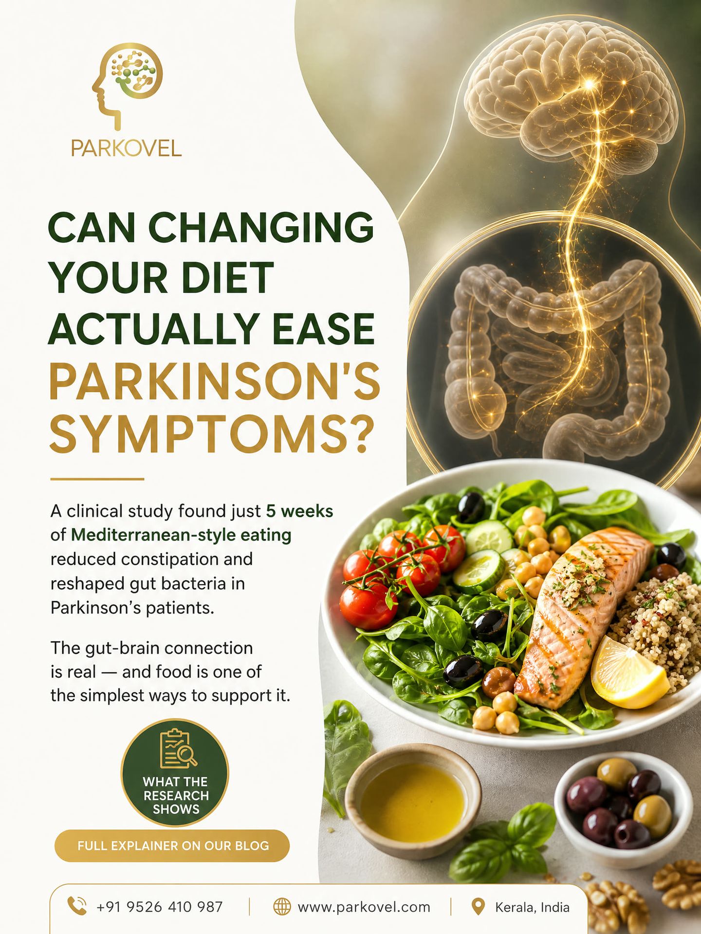 The Mediterranean Diet and Gut Microbiome: A New Lens on Parkinson's Management