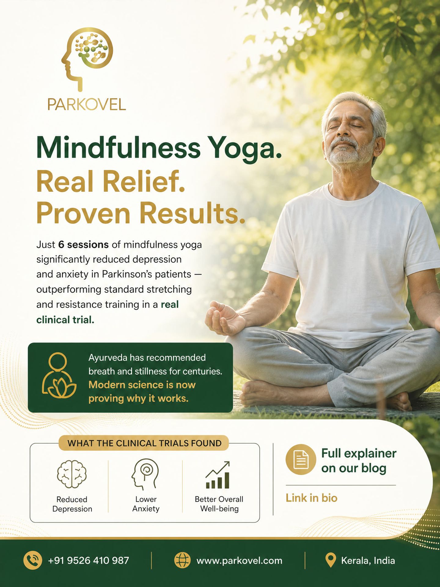 Yoga and Meditation for Parkinson's: What Clinical Trials Show About Stress and Mood